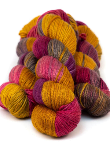 Hand-dyed yarn DK PURE LR NORWEGIAN WOOD DK weight yarn