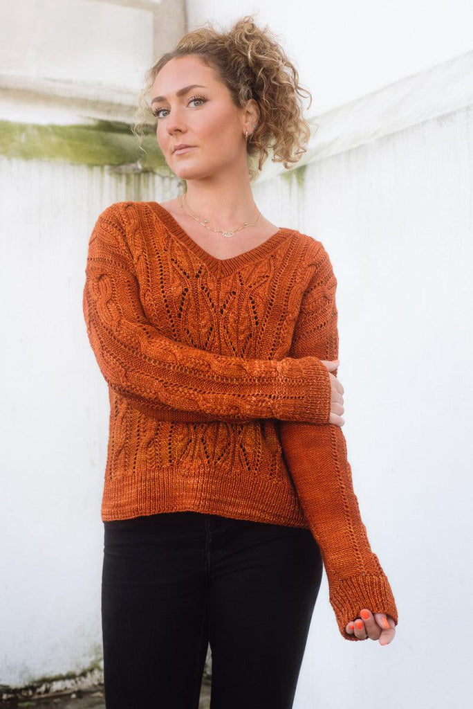 Zenia Sweater | Knitting pattern - Les Laines Biscotte Yarns