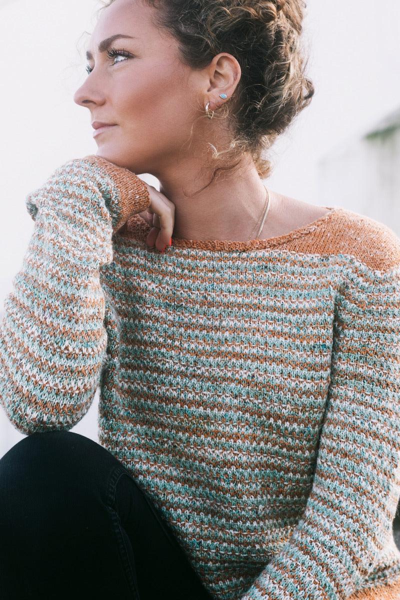 Granola Muesli Pullover | Knitting pattern - Les Laines Biscotte Yarns