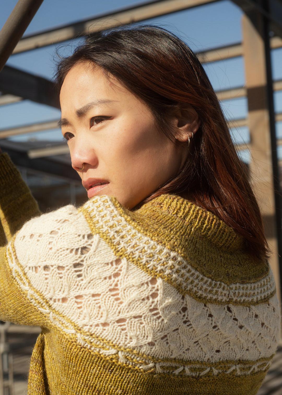 Alice Pullover | Knitting kit - Les Laines Biscotte Yarns