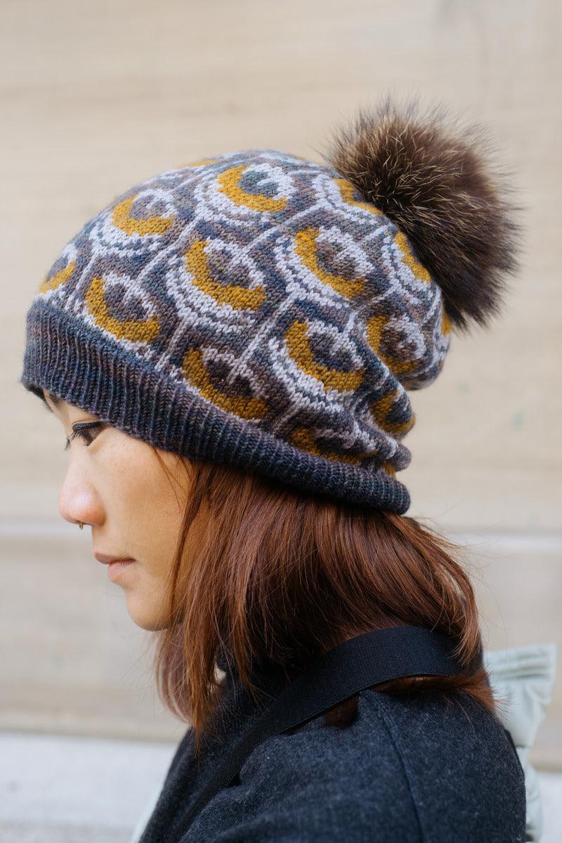 Merica hat | knitting pattern and knitting kits - Les Laines Biscotte Yarns