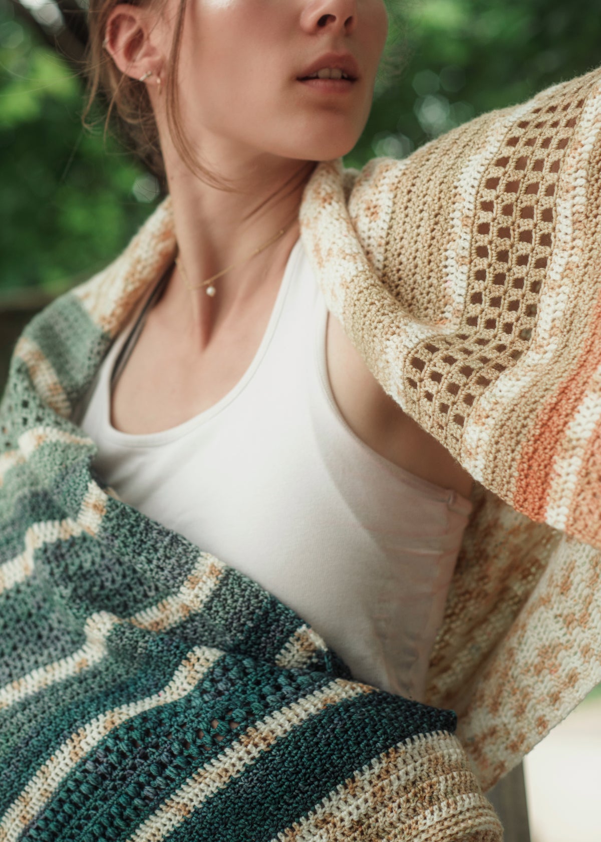 Sunset Crochet Shawl | Crochet pattern & Crochet kits – Les Laines