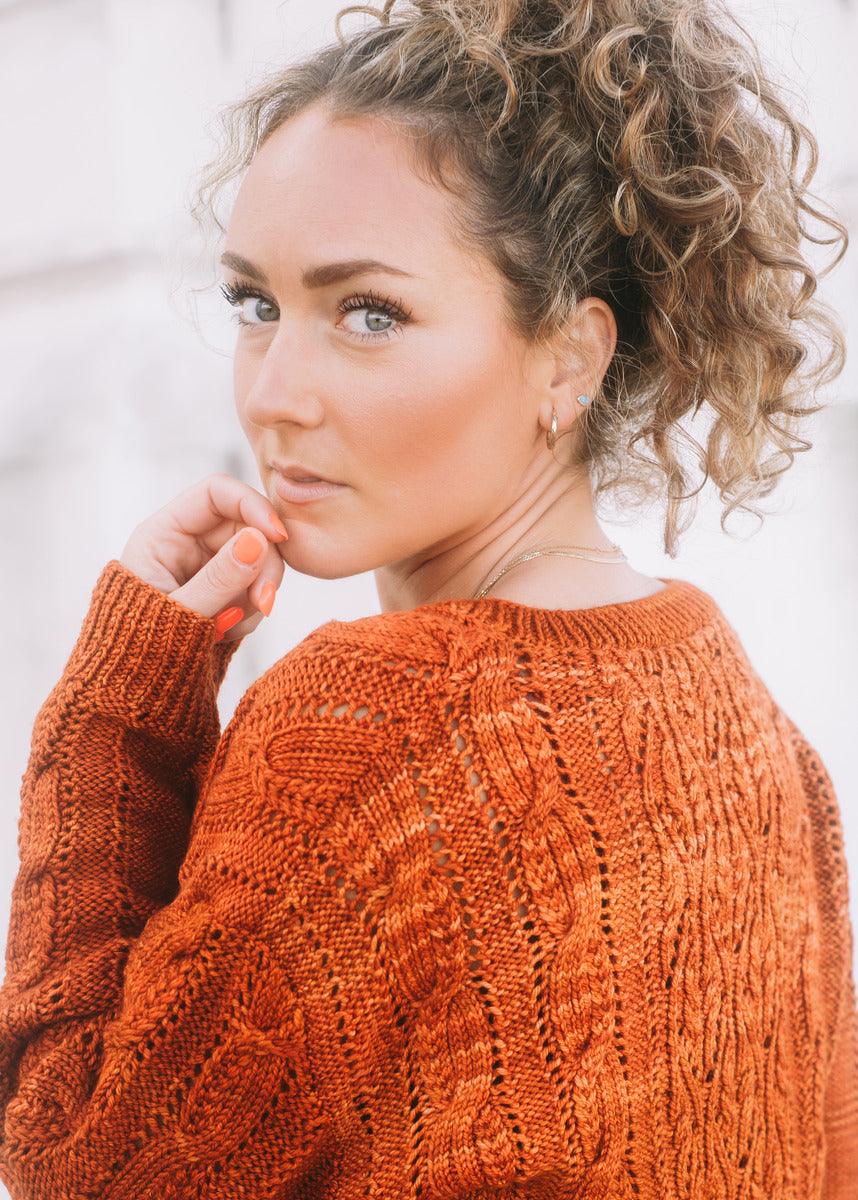 Zenia Sweater | Knitting pattern - Les Laines Biscotte Yarns