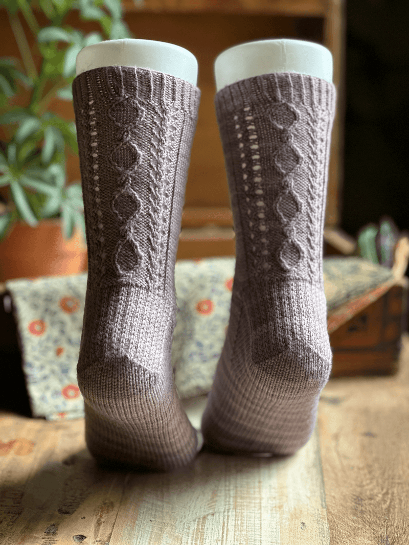 Depth of Field sock pattern