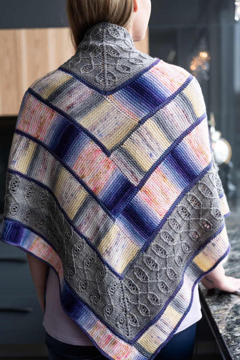 Cabin On Fire Shawl | Knitting Pattern and Optional Kit