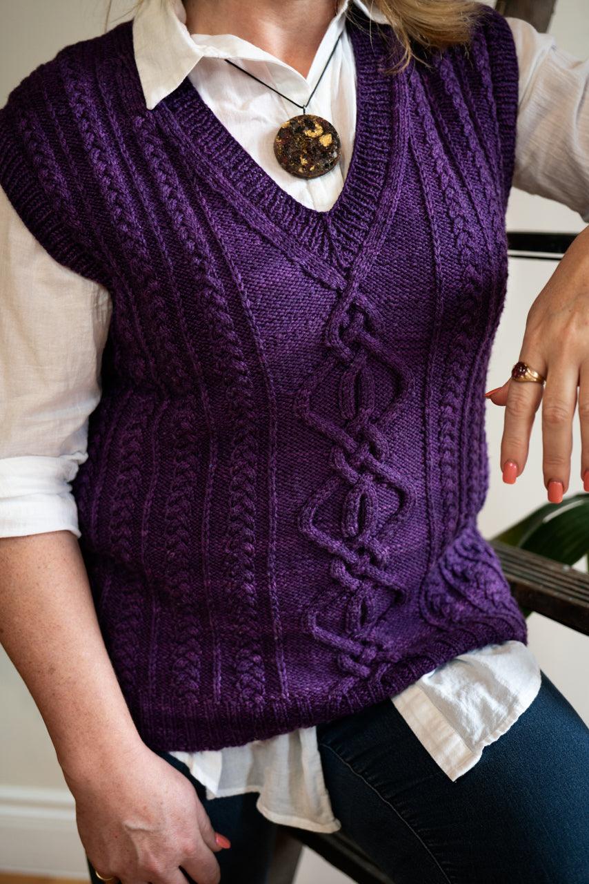 Sleeveless Sweater Knitting Pattern for Women Vest Sweater Knit