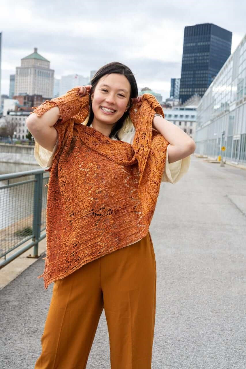 Mystic Leaves Shawl Pattern