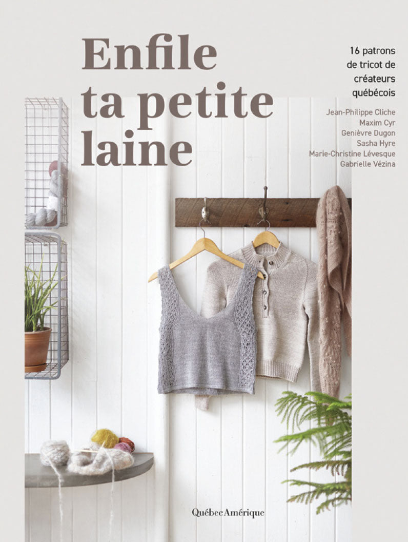 Enfile ta petite laine - knitting patterns book