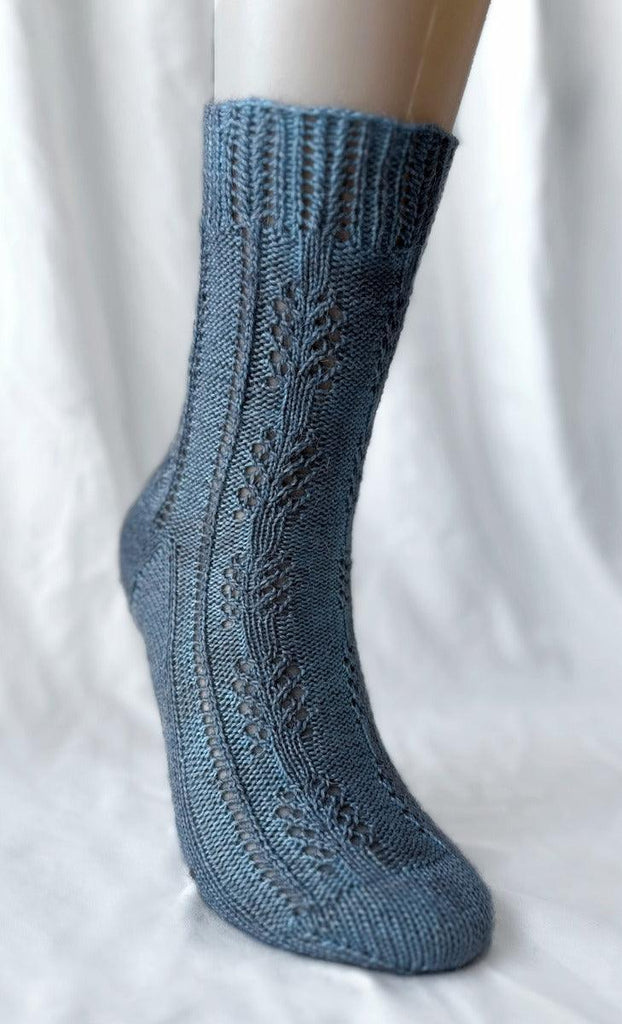 Épis de Bonheur socks | Knitting pattern - Les Laines Biscotte Yarns