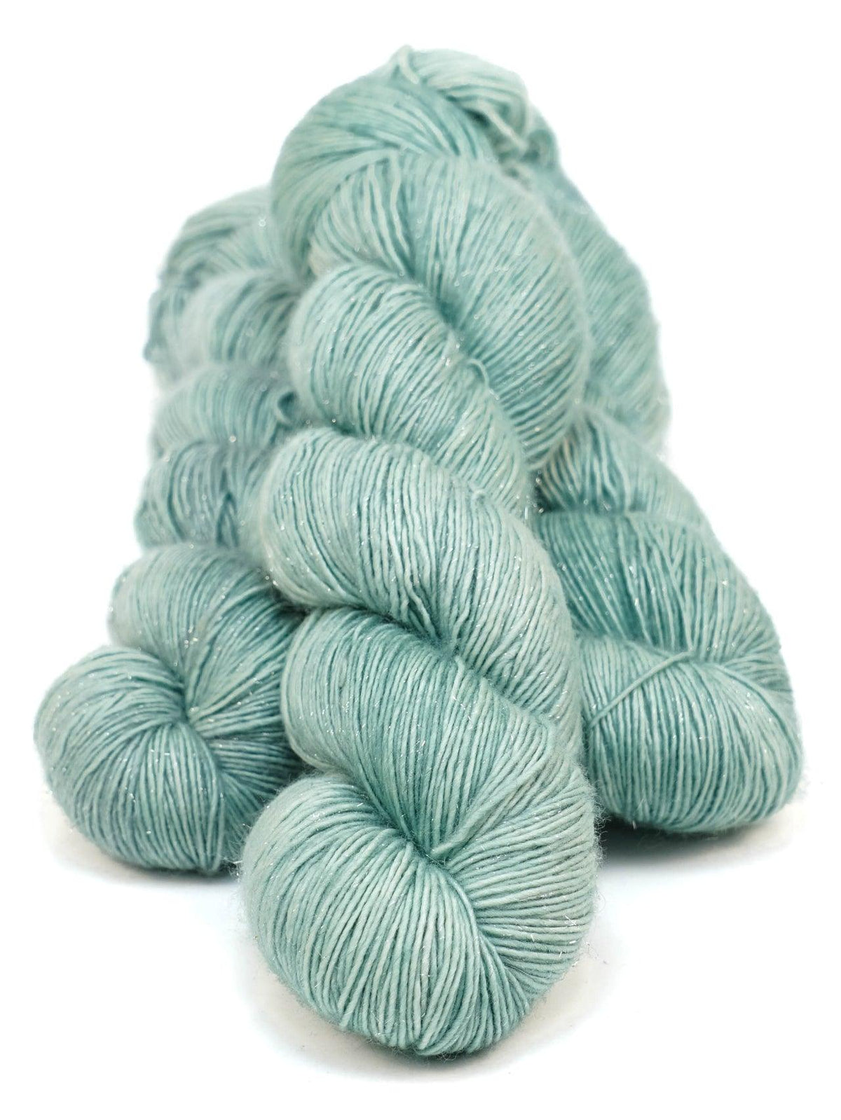 Merino and stellina fingering weight yarn FIZWIZBIZ AIGUE MARINE