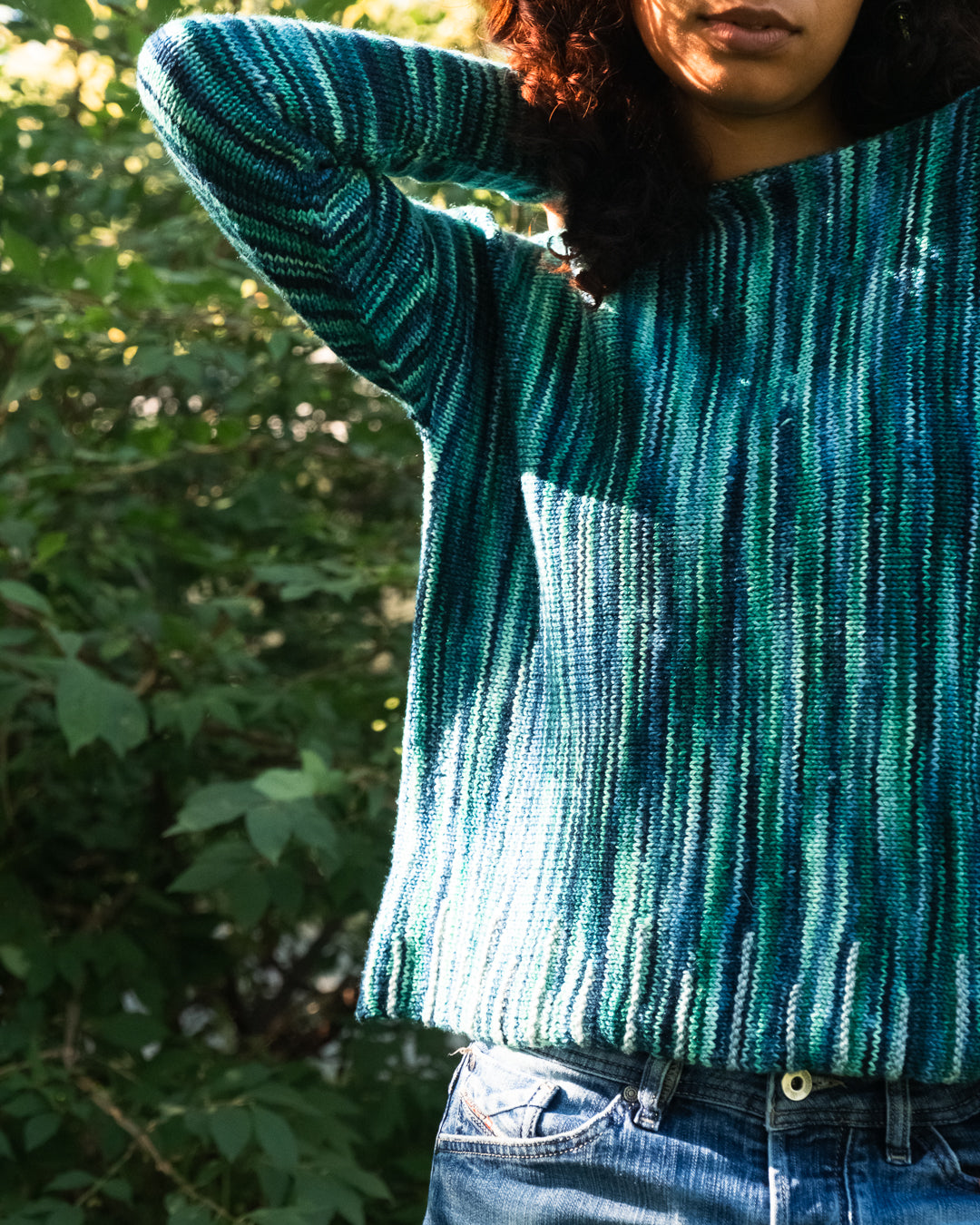 Forest Rain Pullover - Knitting Pattern and Optional Kits