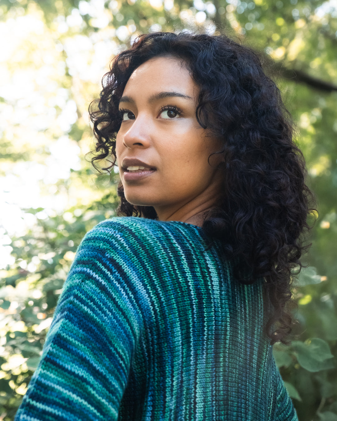 Forest Rain Pullover - Knitting Pattern and Optional Kits