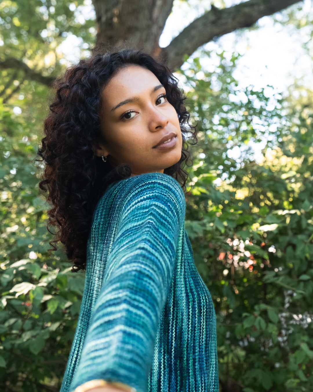Forest Rain Pullover - Knitting Pattern and Optional Kits