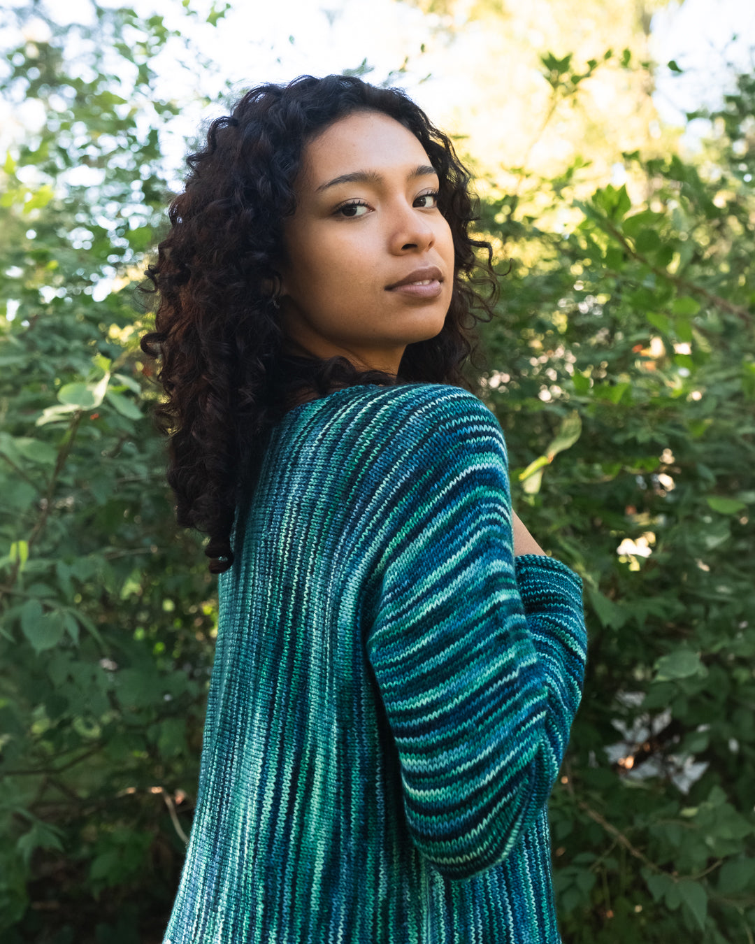 Forest Rain Pullover - Knitting Pattern and Optional Kits