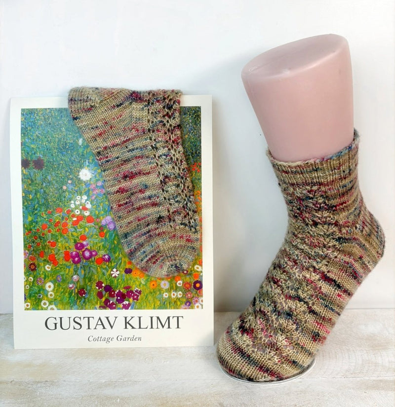 Strawberry Fields Socks | Knitting pattern and knitting kits