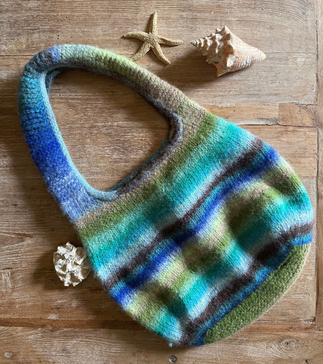 Noro Kureyon Tote Bag | Knitting pattern and Optional kit