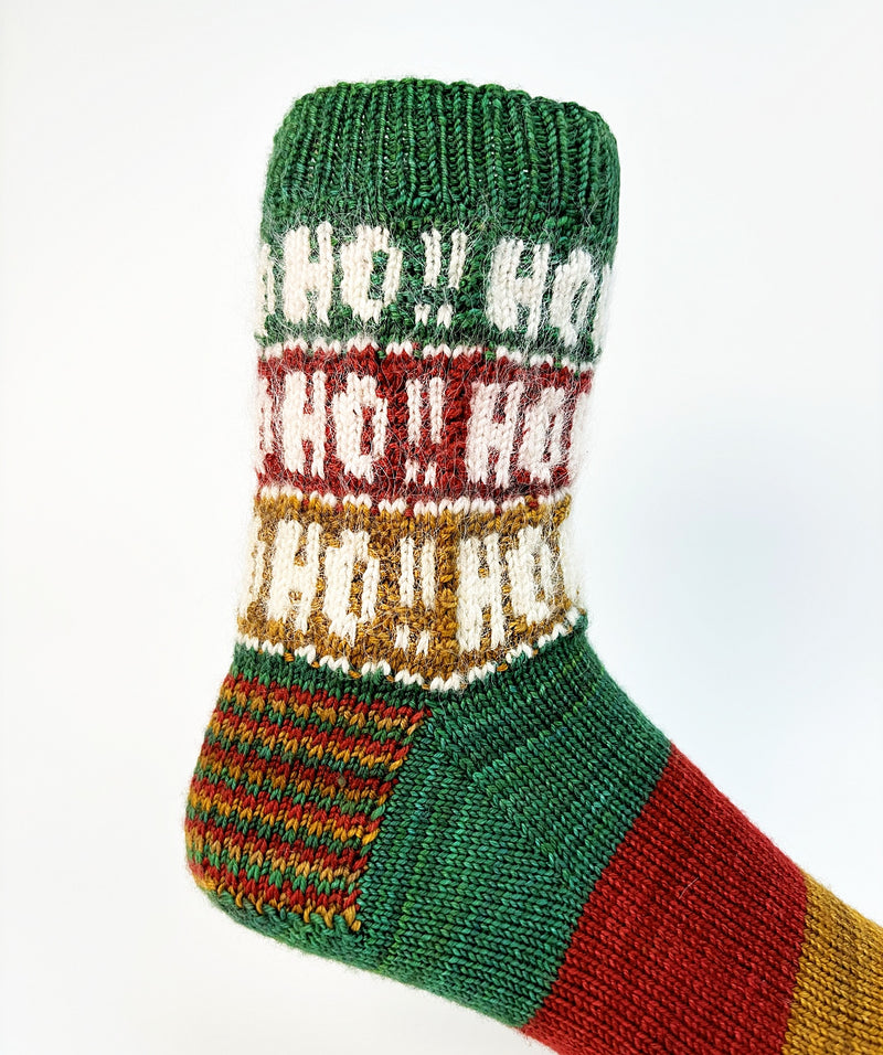 Socks Ho Ho Ho ! | Knitting pattern with or without kit