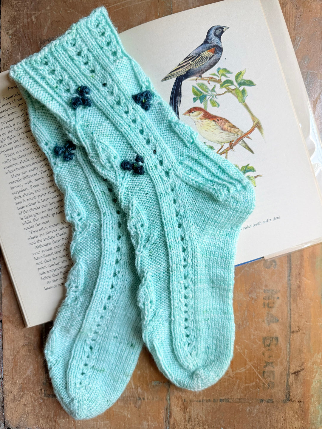 Myosotis Socks - Knitting pattern and Optional kit