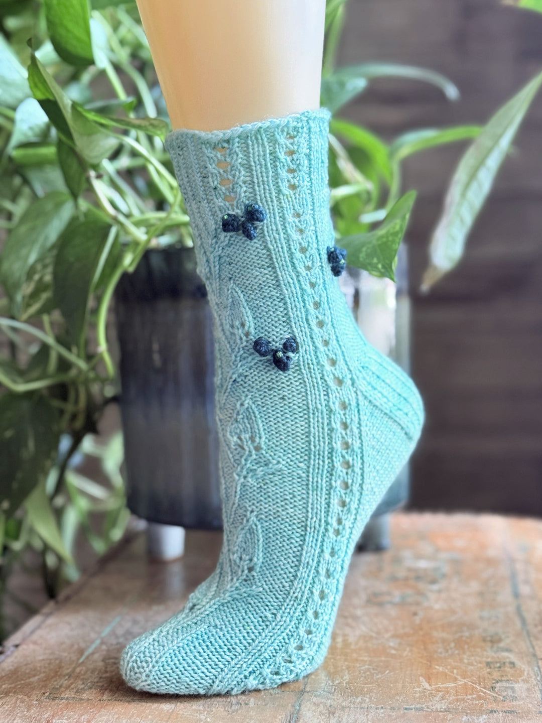 Myosotis Socks - Knitting pattern and Optional kit