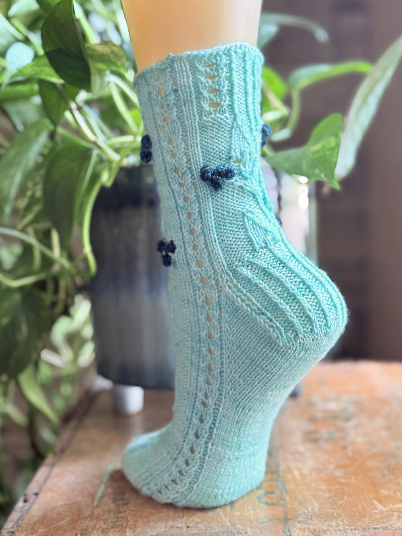 Myosotis Socks - Knitting pattern and Optional kit