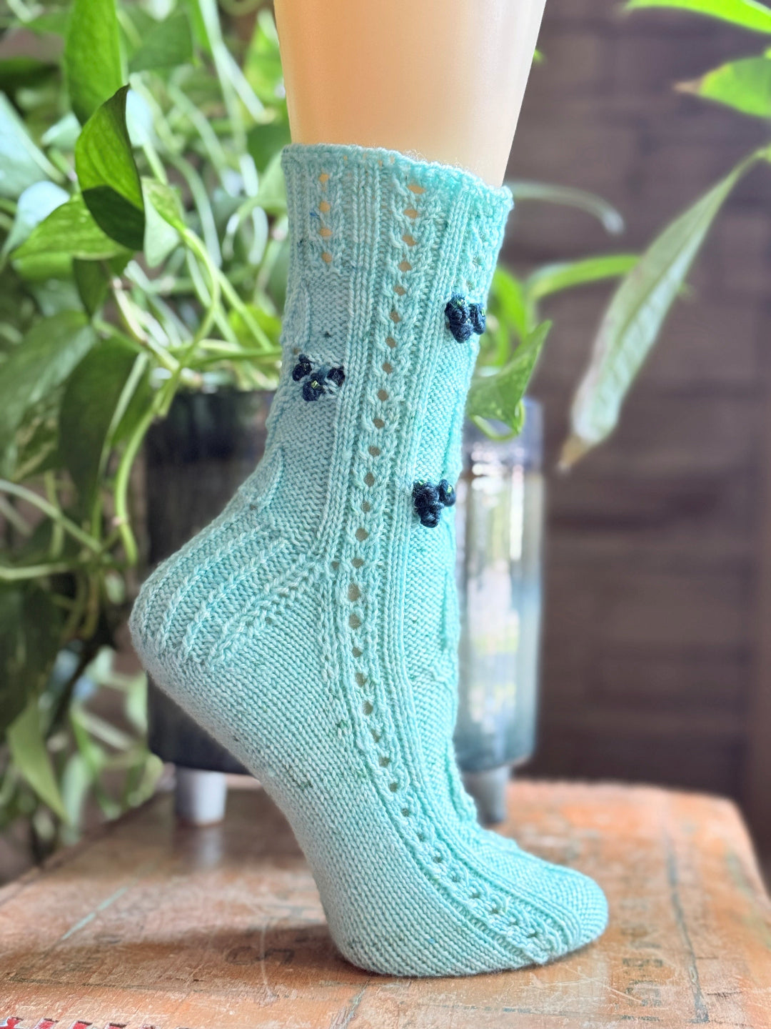 Myosotis Socks - Knitting pattern and Optional kit