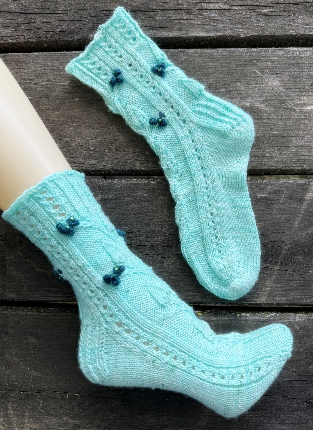Myosotis Socks - Knitting pattern and Optional kit