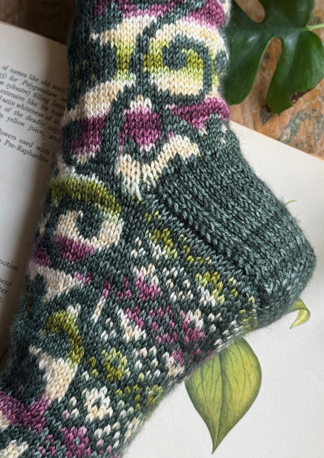 Botanical Vines Socks - Knitting pattern and Optional kit