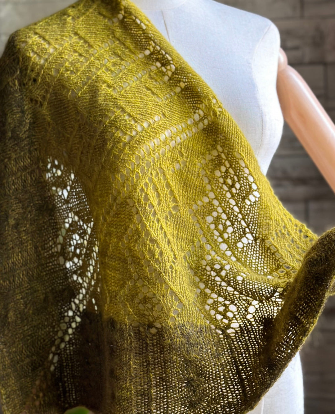 Luxury Cashmere Shawl  | Knitting pattern and knitting kits