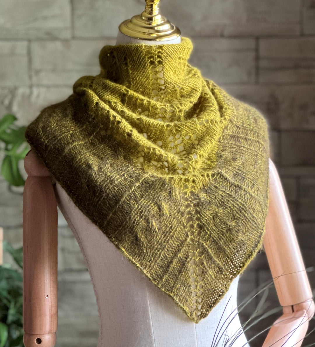 Luxury Cashmere Shawl  | Knitting pattern and knitting kits