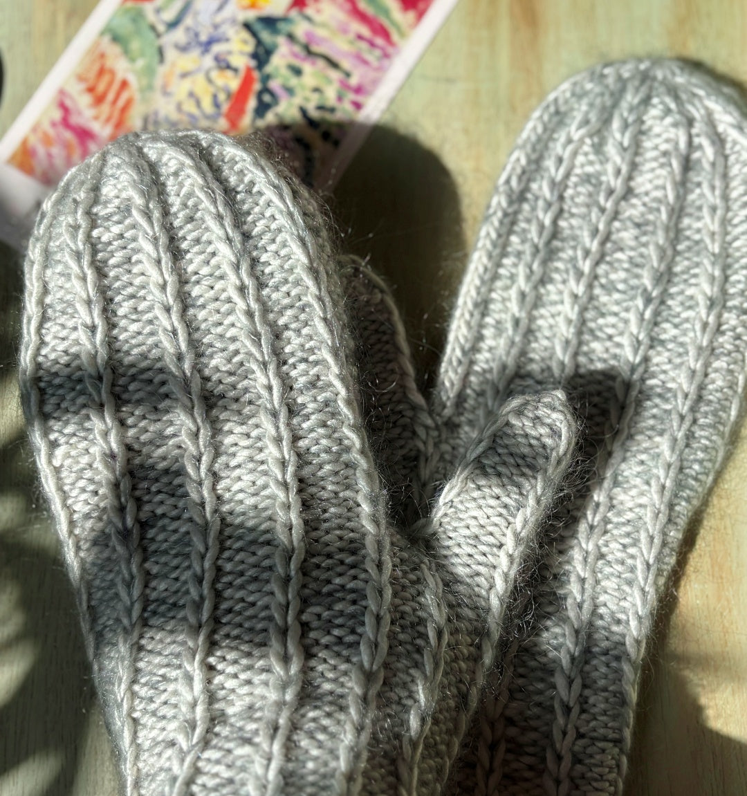 Blitzen Mittens | Knitting pattern and Optional kit