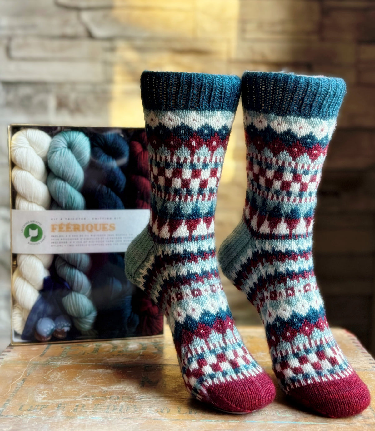 Féériques Socks | Knitting pattern and Optional Limited Edition Kits