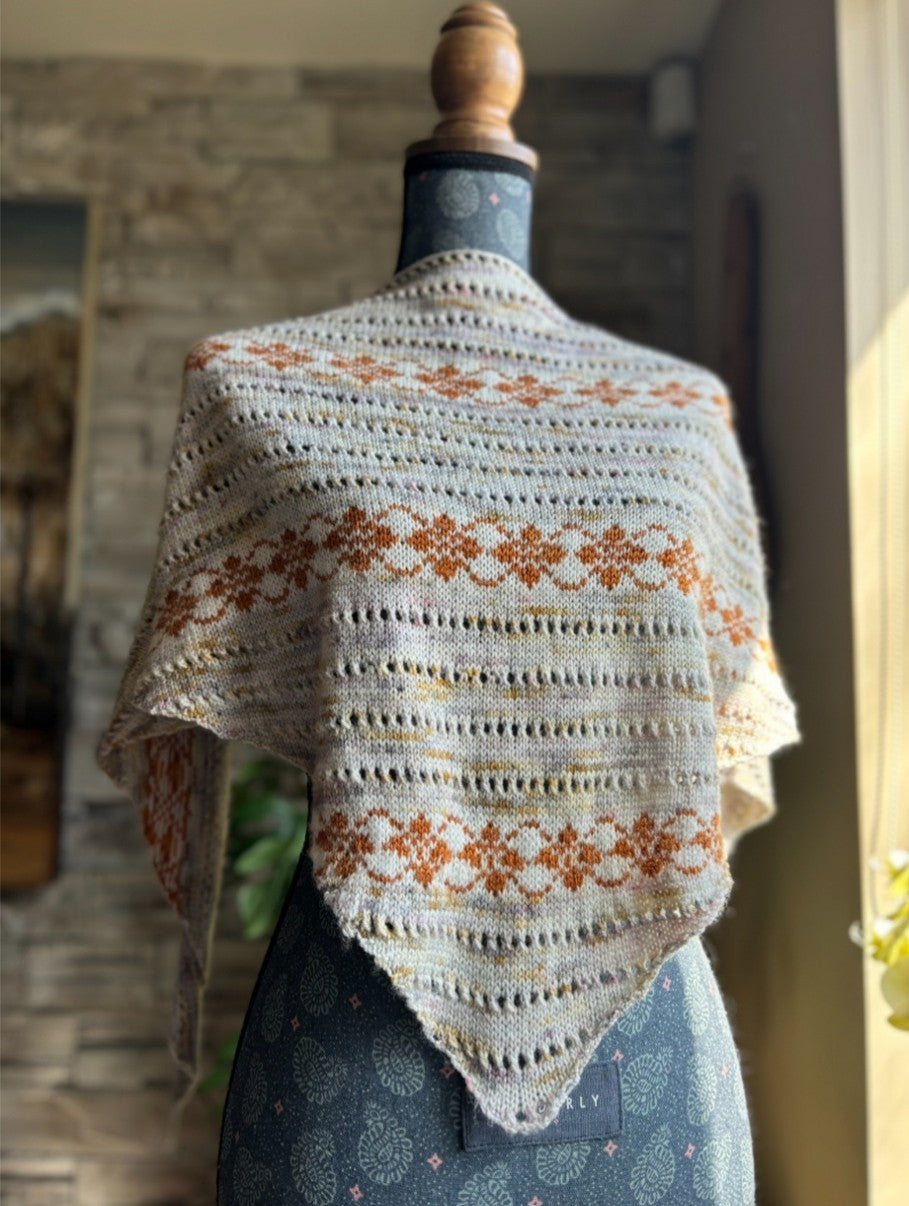 Ixora Shawl - Knitting Pattern and Optional Kit