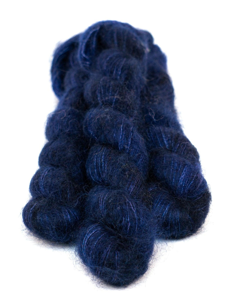 Hand-dyed yarn KID SILK BELLE BRUME
