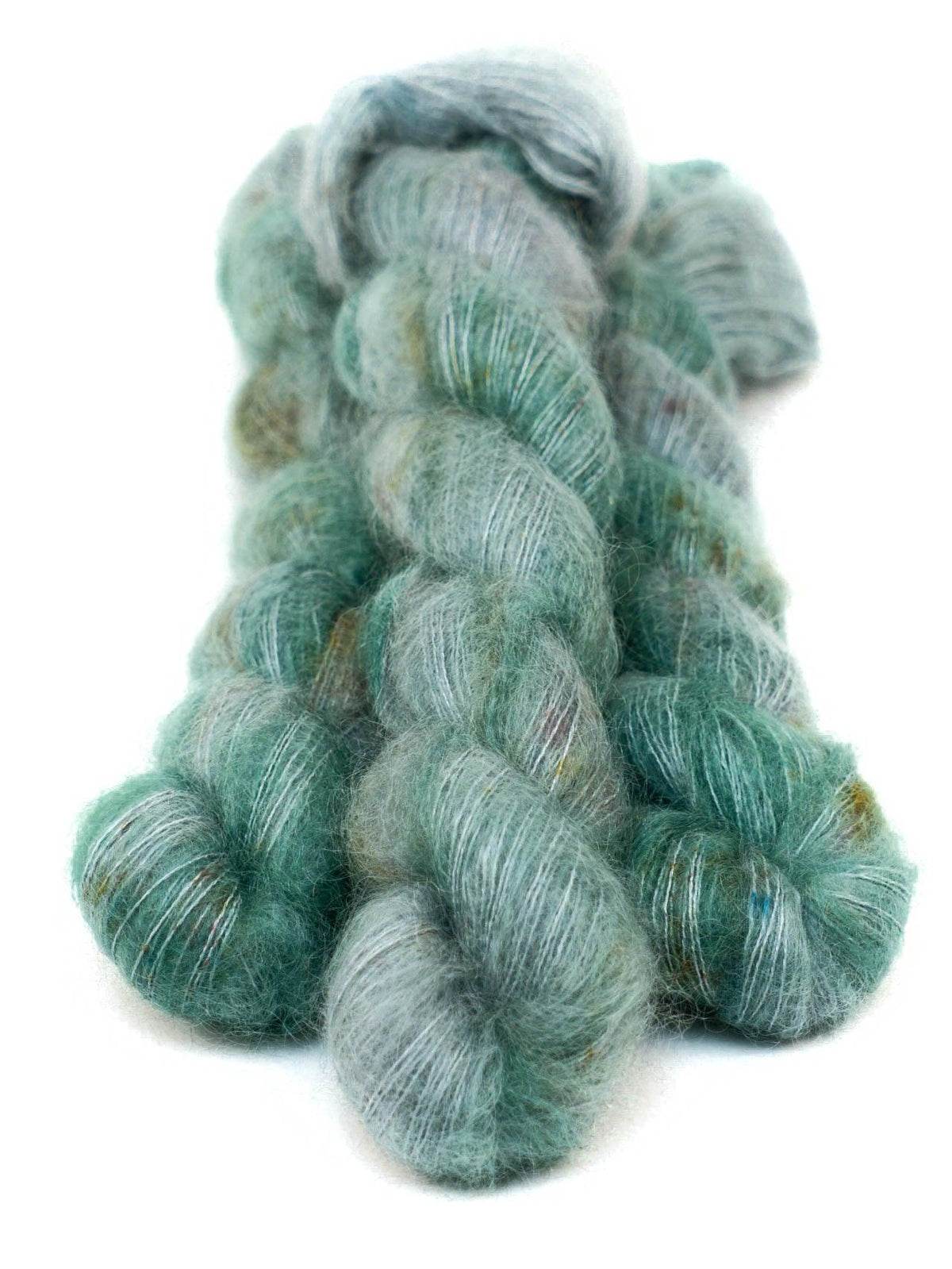 Hand-dyed yarn KID SILK ECUME