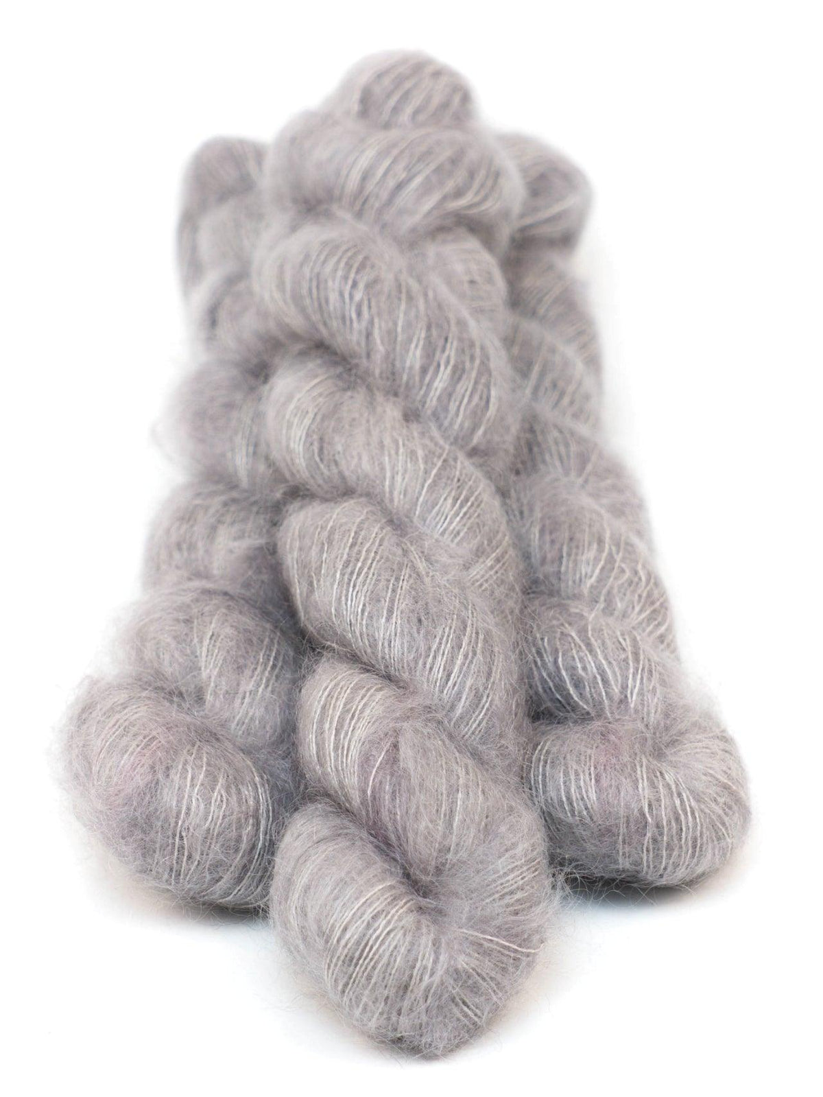 Hand-dyed yarn KID SILK METAL