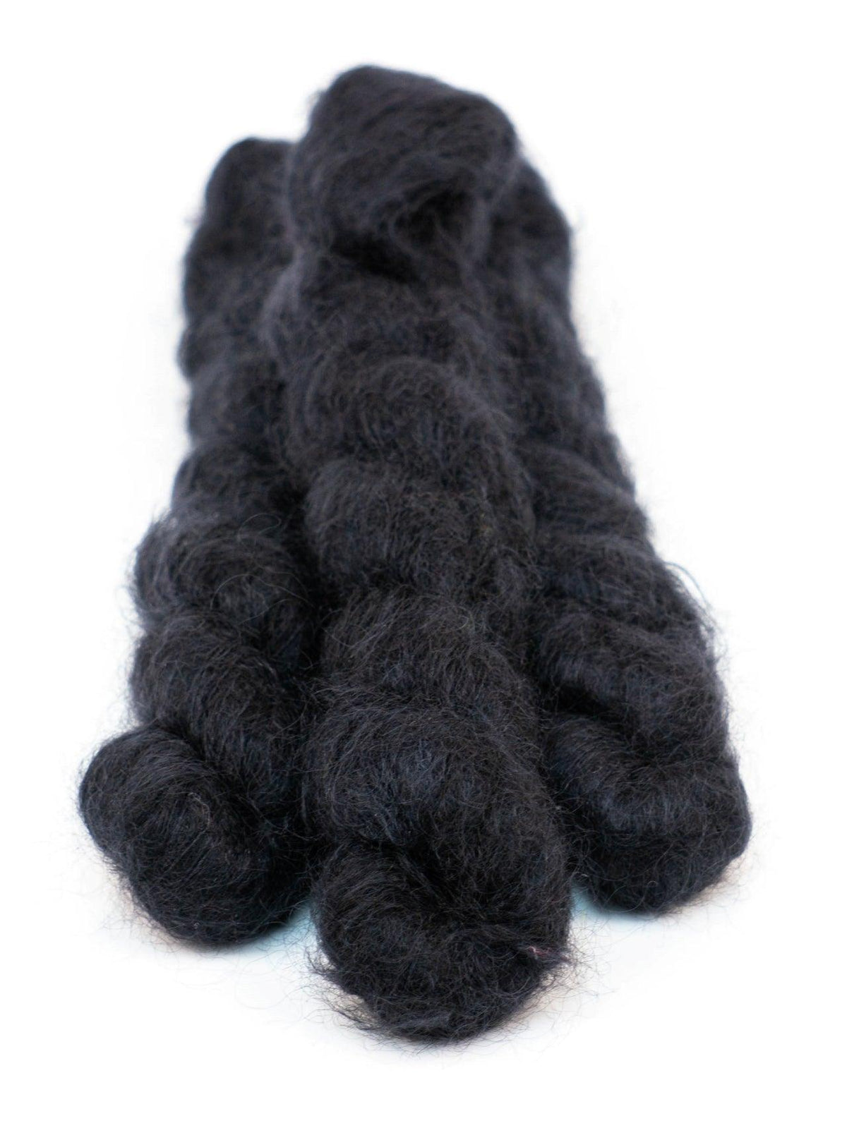 Hand-dyed yarn KID SILK MOUTON NOIR