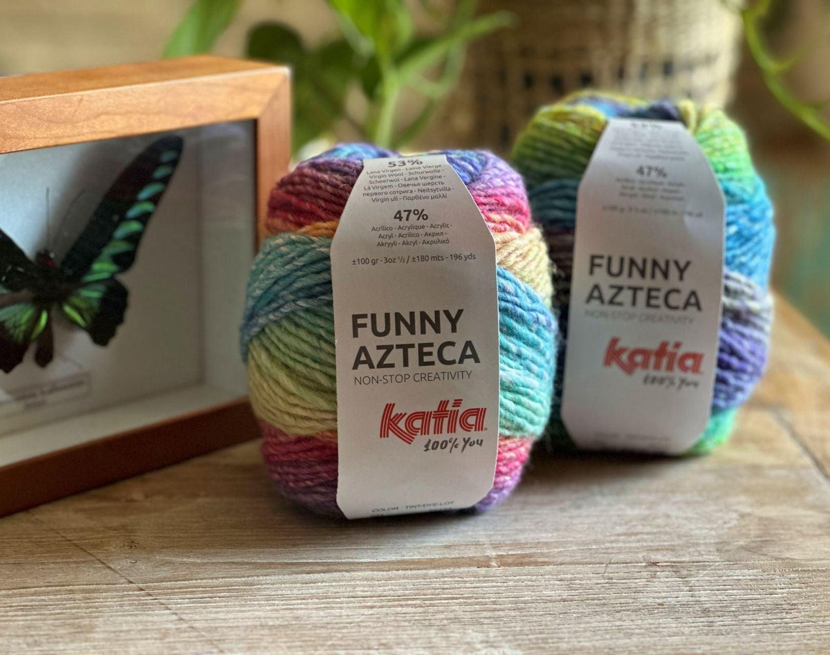 Funny Azteca - KATIA - Les Laines Biscotte Yarns