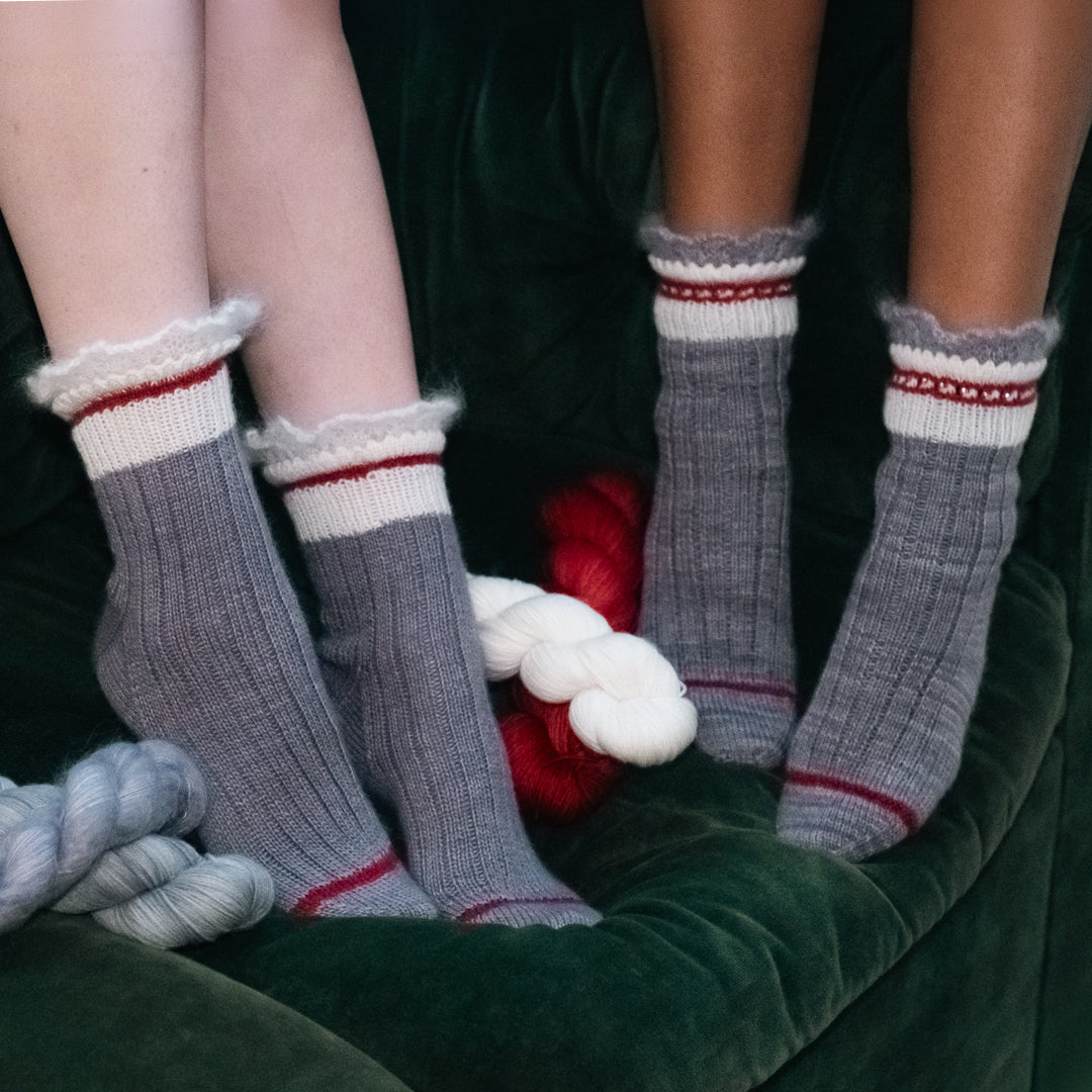 La Belle Canadienne Socks - Knitting kit