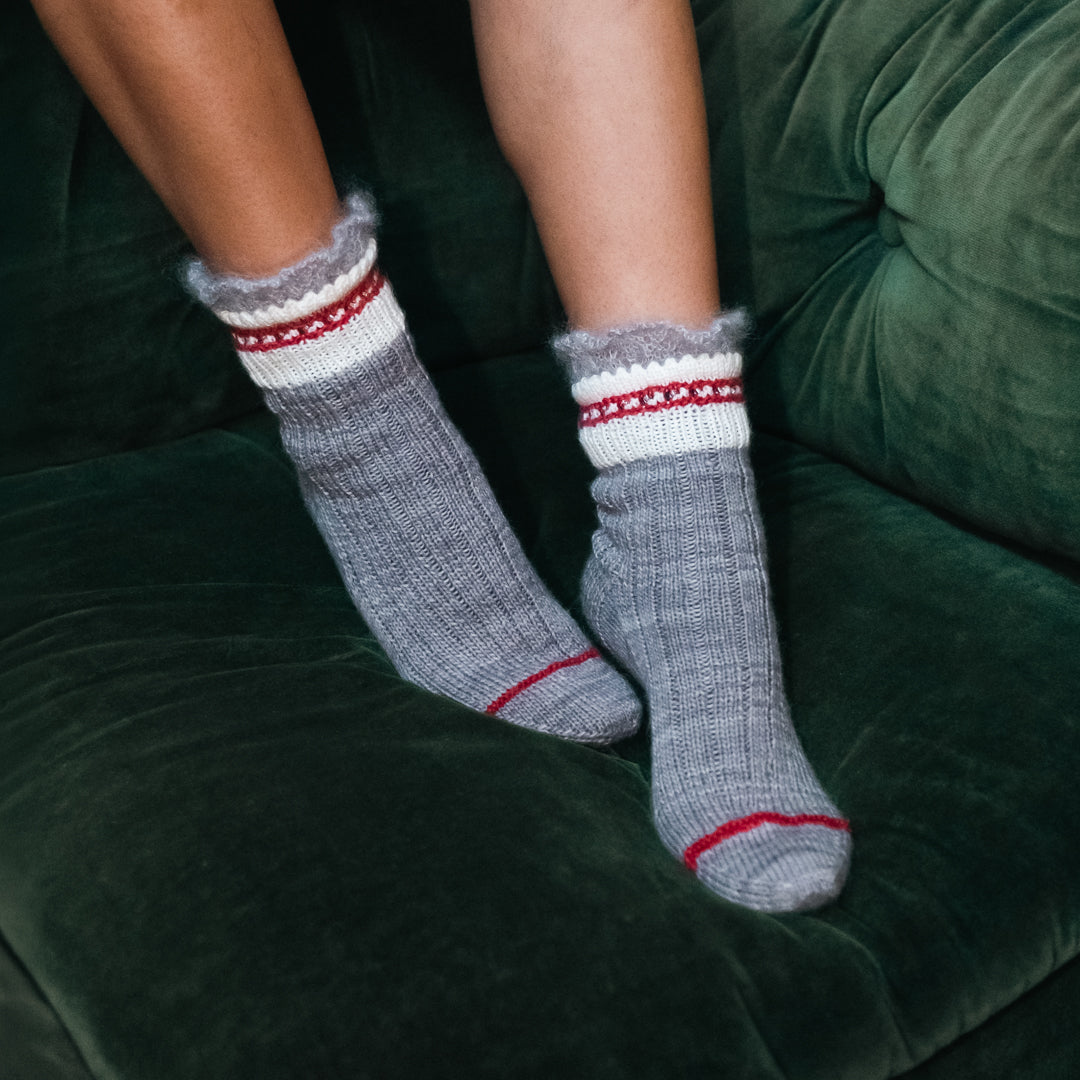 La Belle Canadienne Socks - Knitting kit