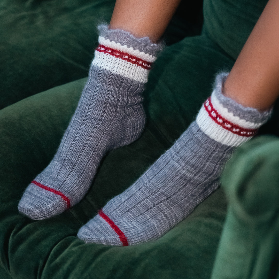 La Belle Canadienne Socks - Knitting kit
