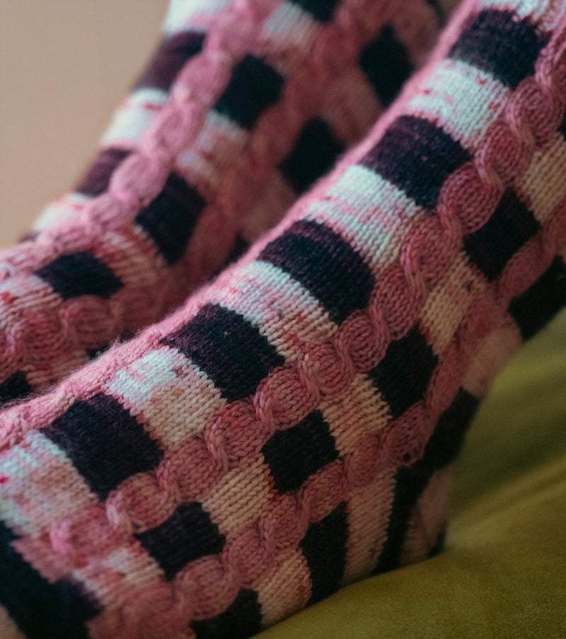 Lava Socks - Knitting Pattern and Optional Kit