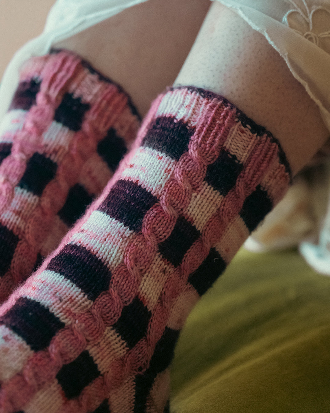 Lava Socks - Knitting Pattern and Optional Kit
