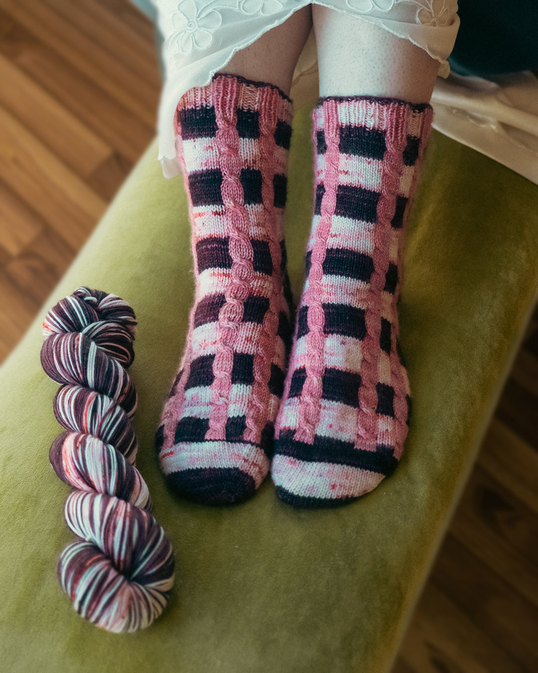 Lava Socks - Knitting Pattern and Optional Kit