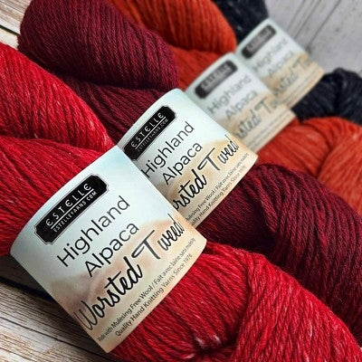 Highland Alpaga Worsted Tweed - Estelle