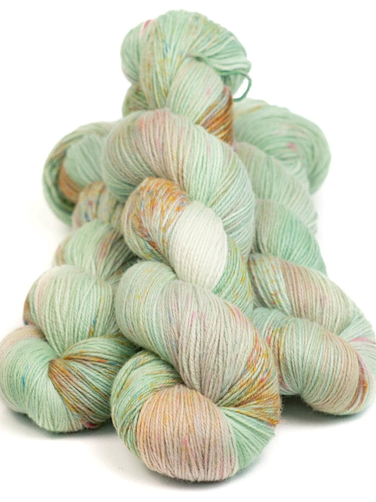 Hand Dyed Yarn - MERICA PISTACHIO ICE CREAM