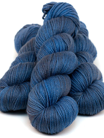 Hand-dyed yarn MERINO WORSTED COBALT