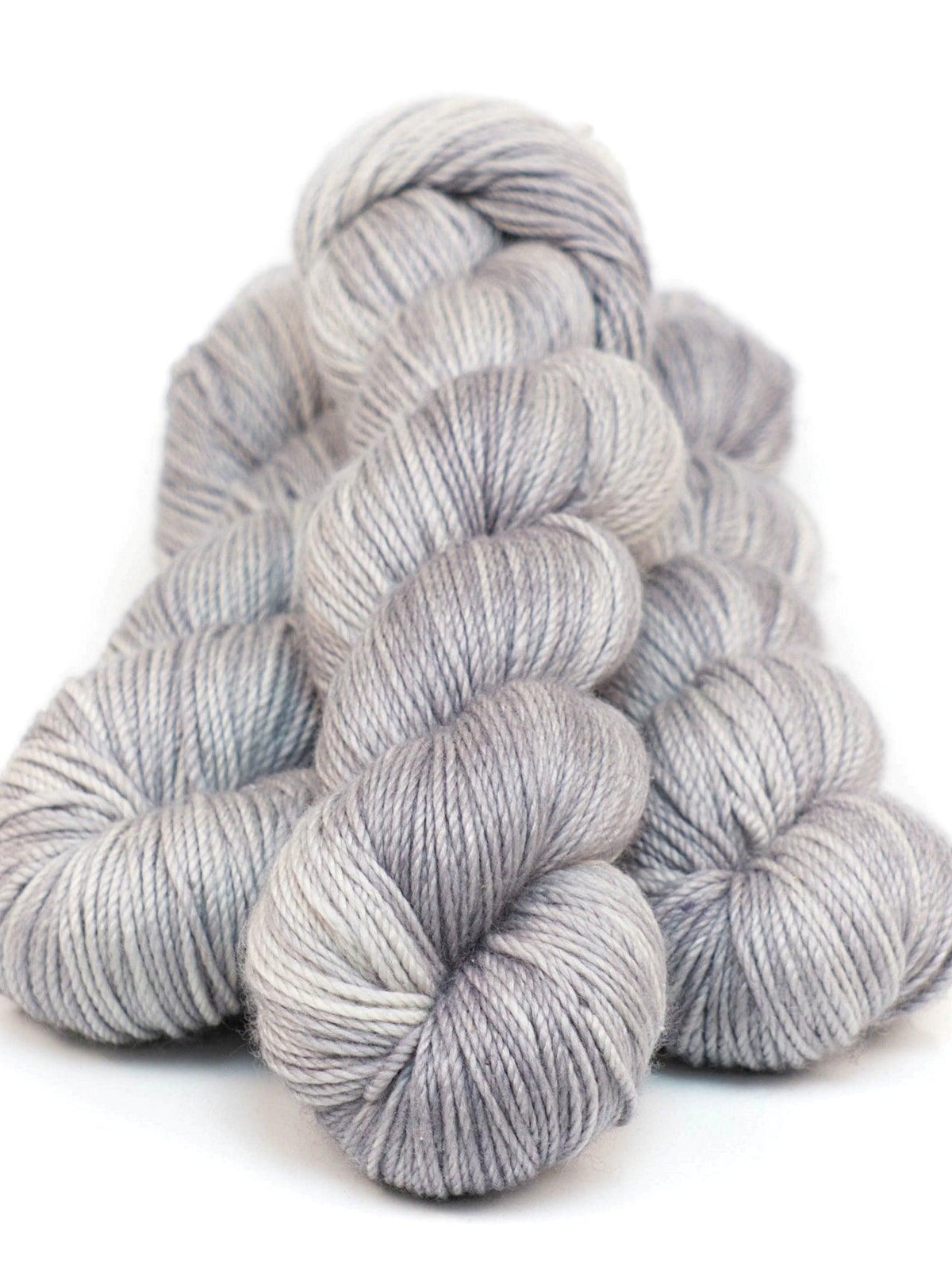 Hand-dyed yarn MERINO WORSTED METAL