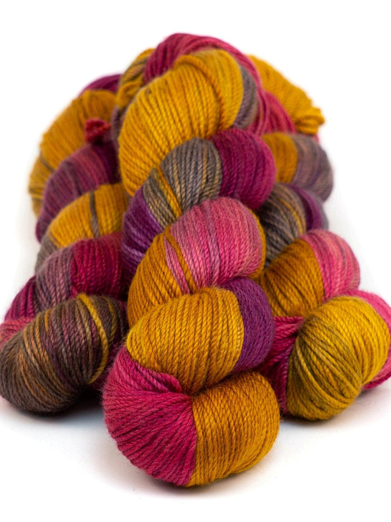 Hand-dyed yarn MERINO WORSTED NORWEGIAN WOOD
