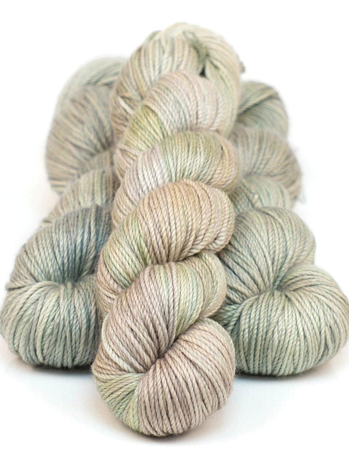 Hand-dyed yarn MERINO WORSTED TROUBLED WATER