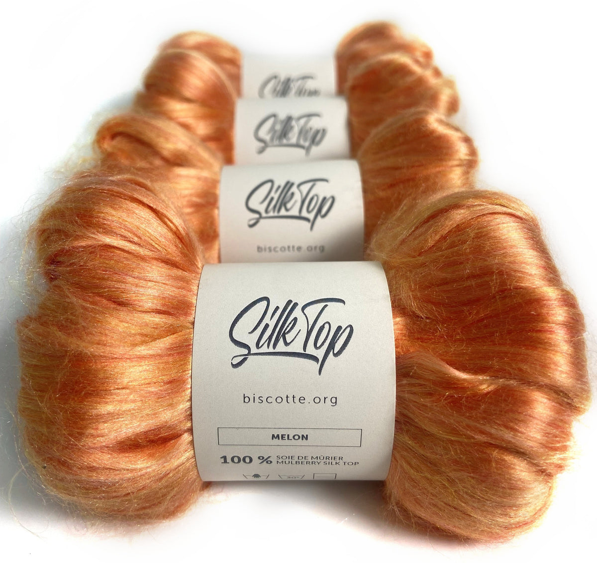 Silk Top - Spinning Fiber